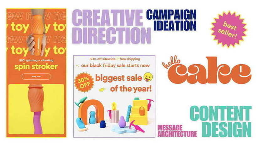 Hello Cake — Creative direction and campaign ideation