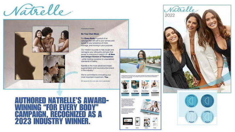 Allergan Aesthetics — “For Every Body” — the award board