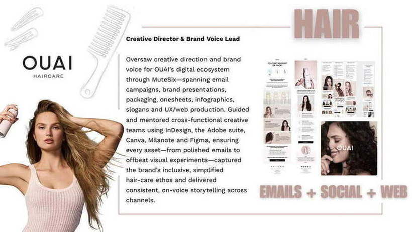 OUAI — Creative Director and Brand Voice Lead