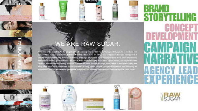 Raw Sugar — Brand storytelling and campaign narrative