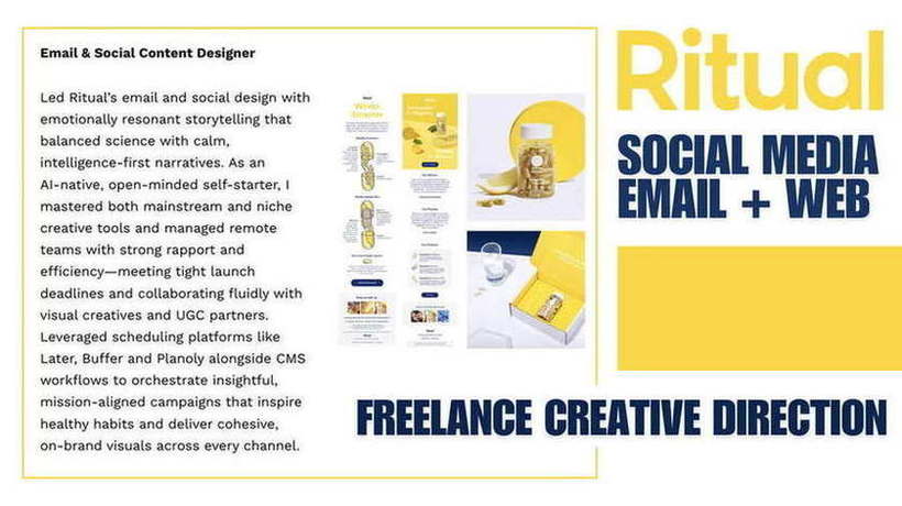 Ritual — Email and social content design