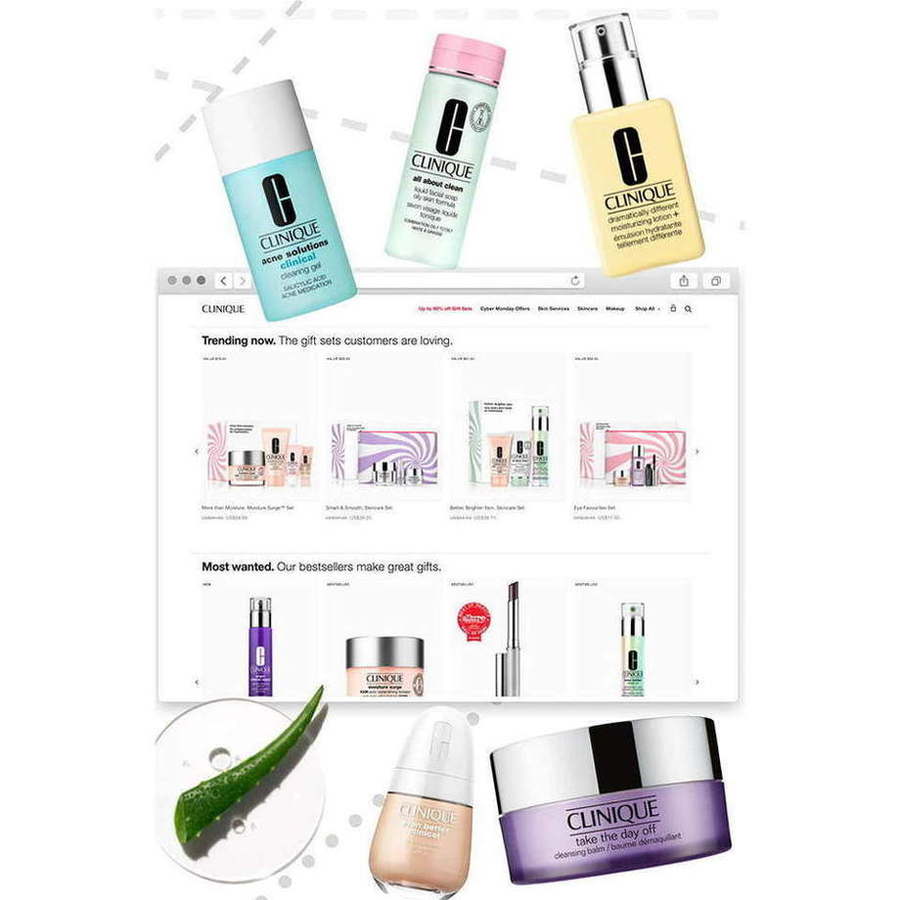Clinique — Seasonal gifting merchandising