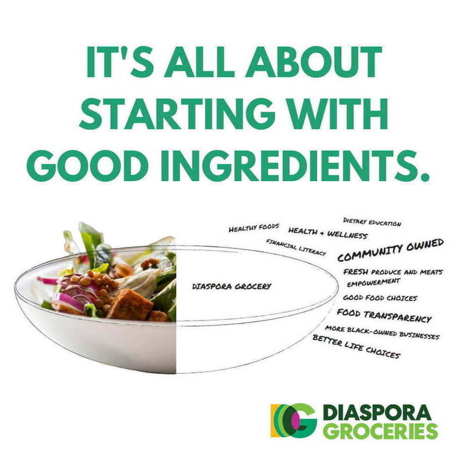 Diaspora Groceries — “It's all about starting with good ingredients”
