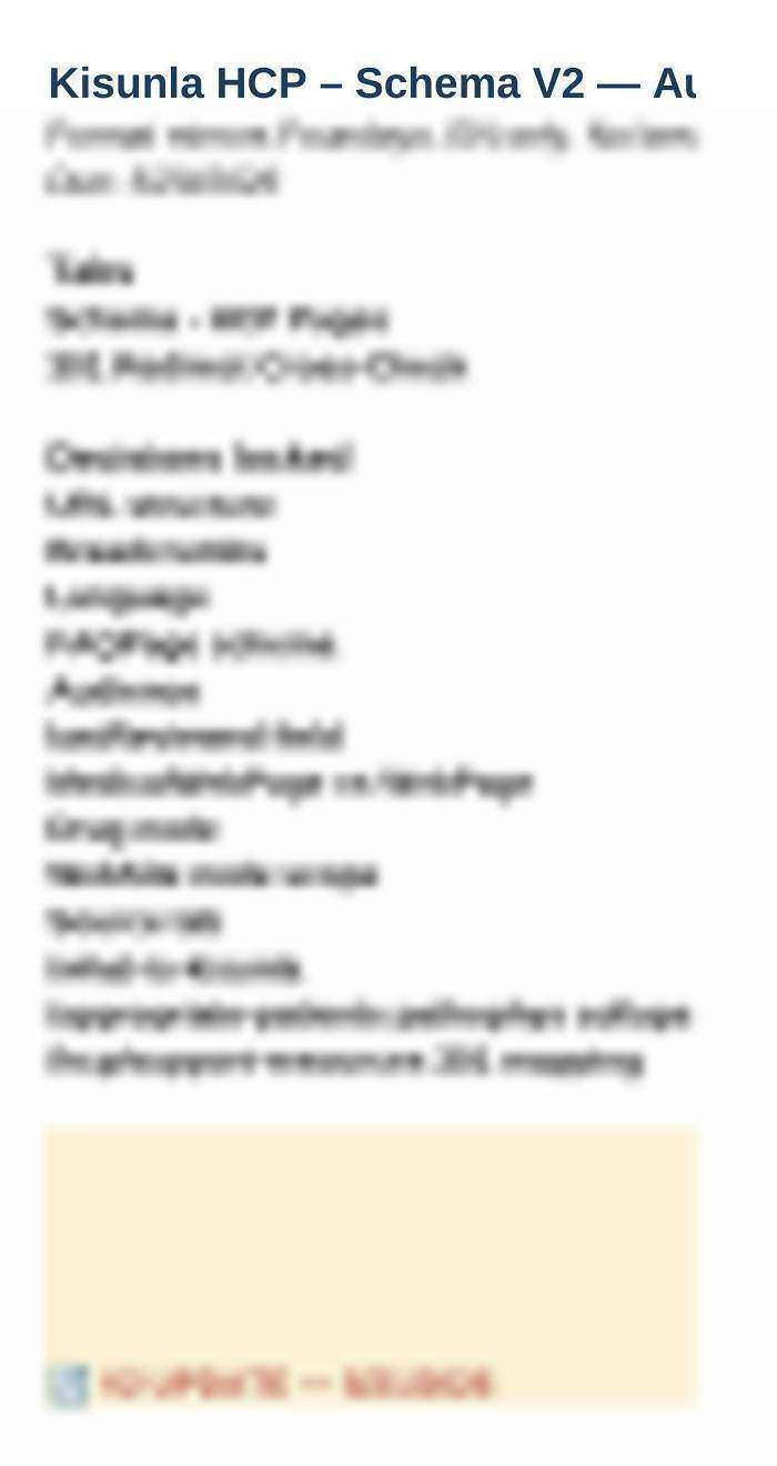 Eli Lilly — Schema V2 & 301 redirect cross-check