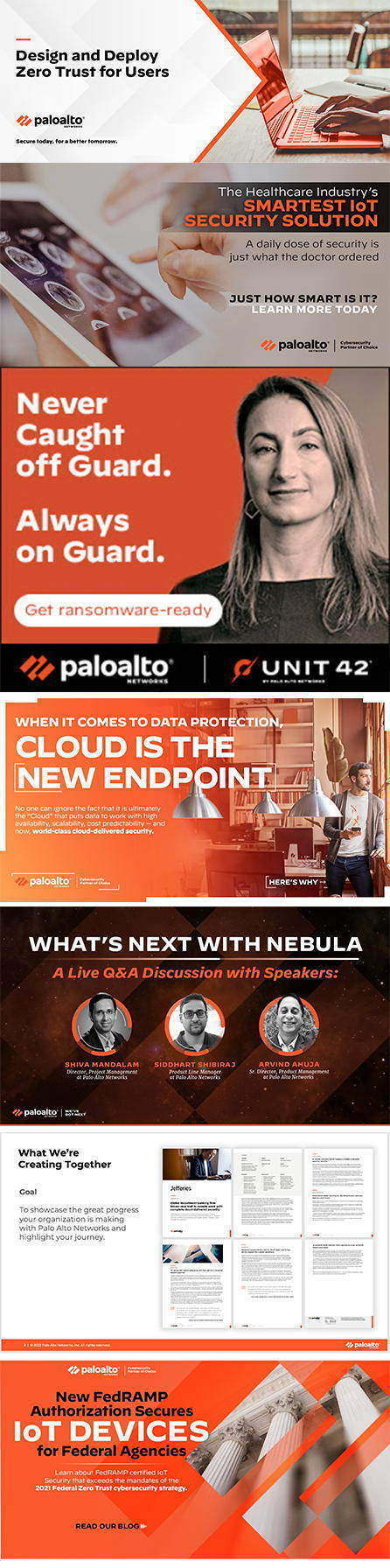 Palo Alto Networks — Display and campaign banner system