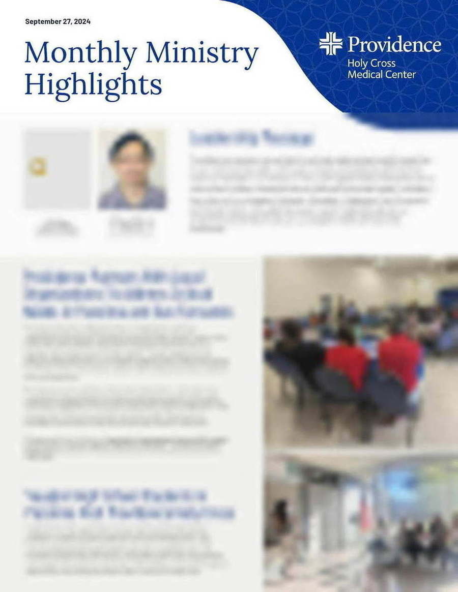 Providence — Monthly Ministry Highlights