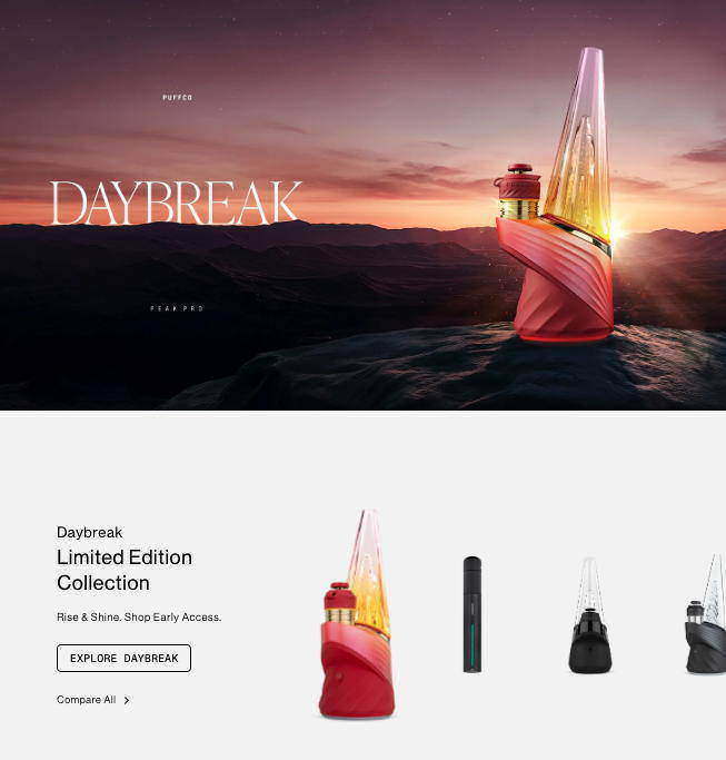Puffco — Daybreak — launch hero
