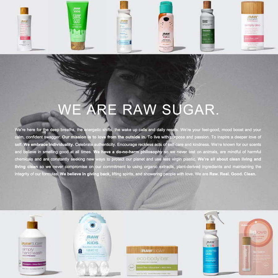 Raw Sugar — “We Are Raw Sugar” — the brand manifesto